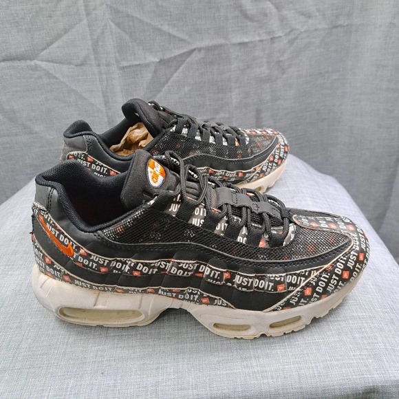 %Nike Air Max 95 SE Just Do It Sneakers 2018 Black Men’s Size 8.5 / A 36 main image 12